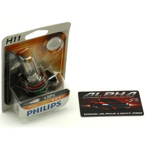 Галогеновая лампа H11 Philips Vision +30% 12362PRB1 12v 55w