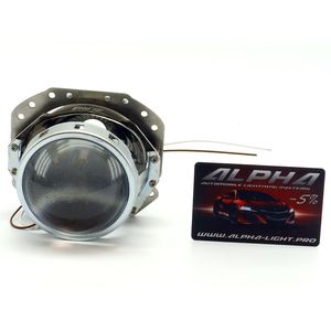 замена линз Range Rover Sport 2005-2009 Биксеноновые линзы Alpha Hella 2R Classic 3.0" с ручной настройкой  РенджРовер Спорт