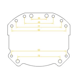 замена линз Range Rover 3 2005-2009 Биксеноновые линзы Alpha Hella 2R Classic 3.0" с ручной настройкой  РенджРовер 3