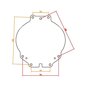 Lexus RX 330 2003-2006 -  ремонтный комплект фар (отражателей) для НЕАДАПТИВНЫХ фар.