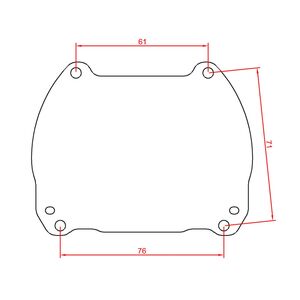 Toyota Rav4 CA30 2005-2014 комплект отражателей для фар Тойота Рав 4