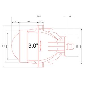 Светодиодные билинзы Biled Alpha №5 для Honda Elysion (2006-2013)