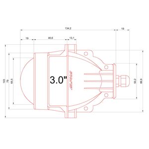 Светодиодные билинзы Biled Alpha №5 для Alfa Romeo (2006-2012) с креплением от Valeo Old 3.0