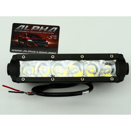 Светодиодная балка 30Вт 30w Cree 5w 6 led светодиодов led cree lightbar