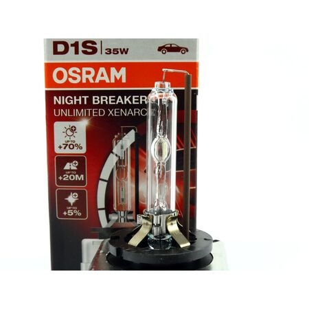 Ксеноновая лампа Osram D1S Xenarc Night Braker Unlimited 66140XNB осрам ксенарк найтбрейкер анлимитед купить недорого с доставкой д1с
