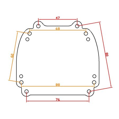 Mitsubishi Pajero 4 с 04/2013 комплект отражателей