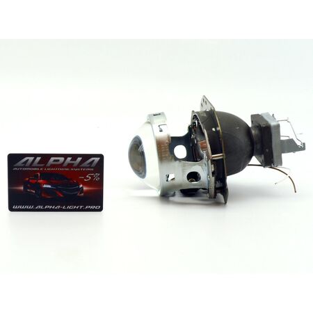замена линз Range Rover 3 2005-2009 Биксеноновые линзы Alpha Hella 2R Classic 3.0" с ручной настройкой  РенджРовер 3