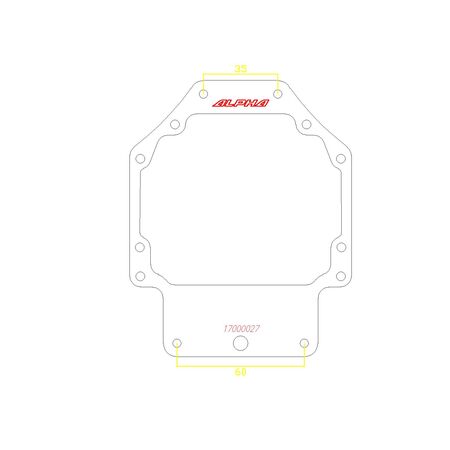 Рамки переходные для Toyota Venza (2008-2012)  на линзы Hella 3, Hella R и Koito Q5