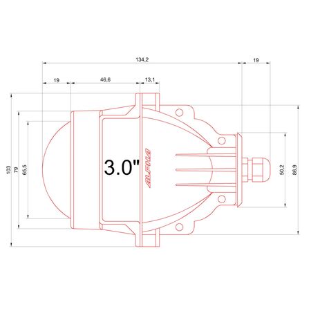 Светодиодные билинзы Biled Alpha №5 для Honda Elysion (2006-2013)