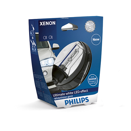 Ксеноновая лампа PHILIPS D1S  Xenon WhiteVision gen2 85415WHV2S1