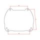 Subaru Impreza 2007-2011 комплект отражателей для фар Субару Импреза