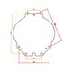 Lexus RX 400 2004-2009 -  ремонтный комплект фар (отражателей) для НЕАДАПТИВНЫХ фар.