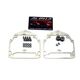 Рамки переходные Renault Megane (2007-2009) для замены линз Valeo New на линзы Hella 3, Hella R и Koito Q5 (с системой AFL/AFS)